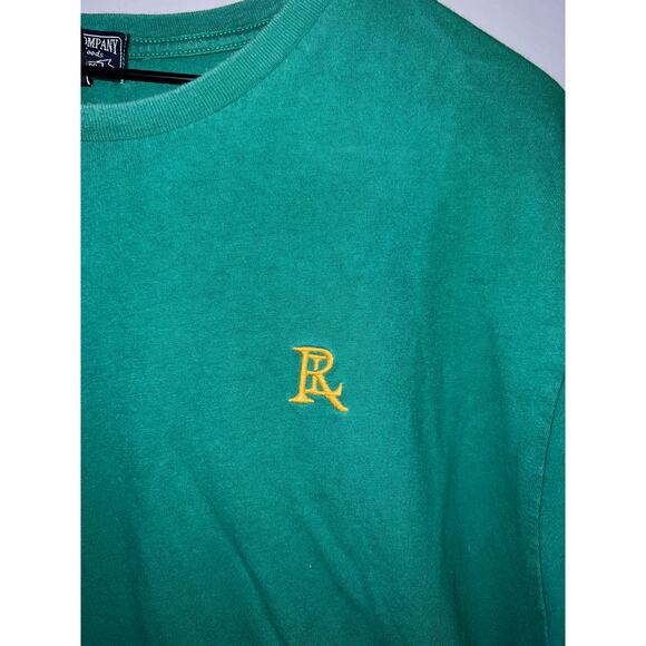 Y2K Polo Jeans Shirt Company Quality Denim Goods Green Tee 2000s XL X-Large - Picture 3 of 7